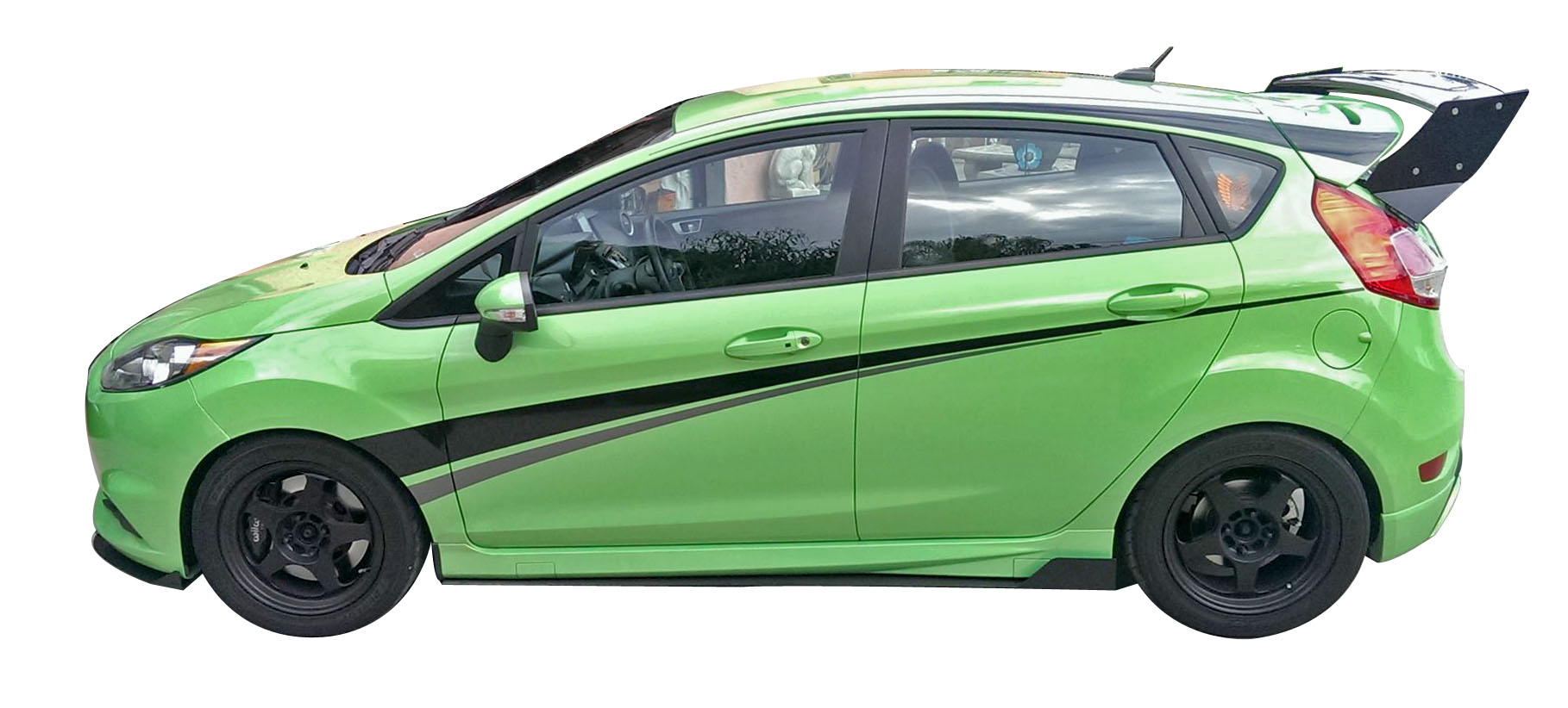 *Race Rear Wing Spoiler for 2014+ Ford Fiesta ST [MK 7.5 JA8 ST180] by